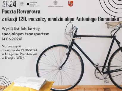 Rowerowa Poczta Specjalna wyruszy drogą poświęconą Arcybiskupowi Antoniemu Baraniakowi