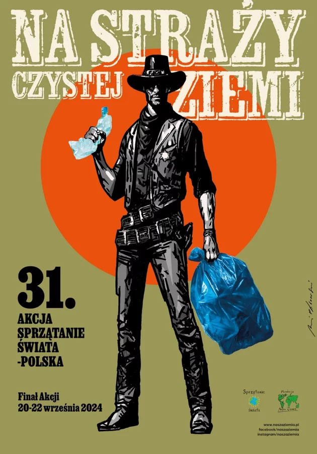 NA STRAŻY CZYSTEJ ZIEMI - zaproszenie do udziału w akcji Sprzątanie Świata 2024