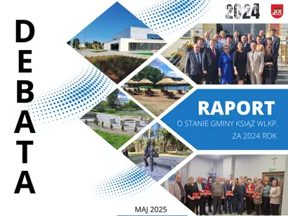 Zaproszenie do debaty nad Raportem o stanie Gminy Książ Wlkp. za 2024 rok