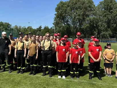 Strażacy-ochotnicy z Gminy Książ Wlkp. rywalizowali w Zawodach Sportowo-Pożarniczych