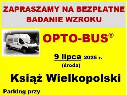 Bezpłatne badanie wzroku w Ksiązu Wlkp. 