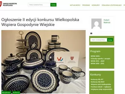 Zapraszamy do udziału w konkursie „Wielkopolska Wspiera Gospodynie Wiejskie”