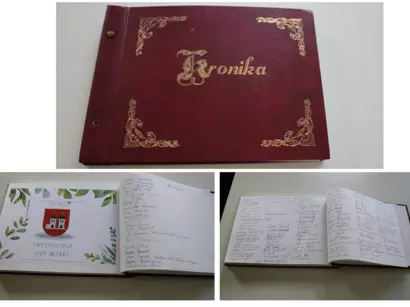 Uroczysta Sesja Rady Miejskiej w Książu Wlkp. zapisana na kartach „Kroniki pamiątkowej Gminy Książ Wlkp.”