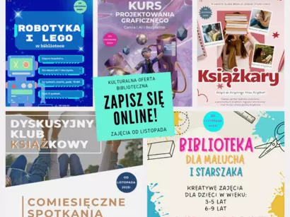 Jesienna oferta skierowana dla dzieci i dorosłych w Książu Wlkp.
