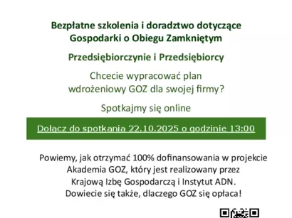 Akademia GOZ - Szkolenie dla przedsiębiorstw