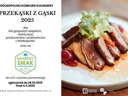 Ogólnopolski konkurs kulinarny „Przekąski z gąski 2025”