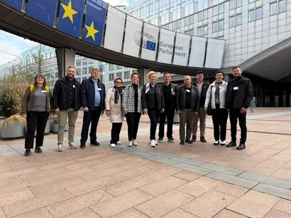 Delegacja Radnych Gminy Książ Wlkp. w Brukseli