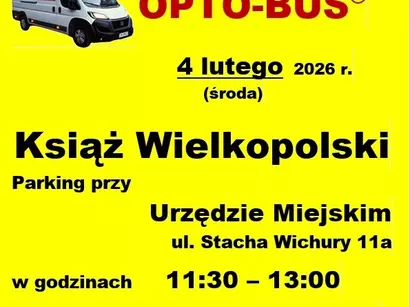 Bezpłatne badanie wzroku w Książu Wlkp.