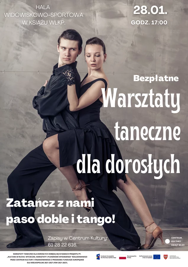 Bezpłatne warsztaty taneczne dla dorosłych