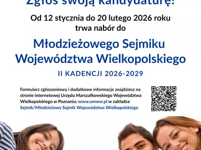 Nabór do Młodzieżowego Sejmiku Województwa Wielkopolskiego II kadencji