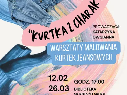 Warsztaty malowania kurtek jeansowych