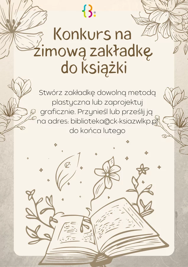 Konkurs na zimową zakładkę do książki