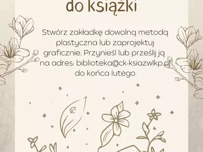 Konkurs na zimową zakładkę do książki