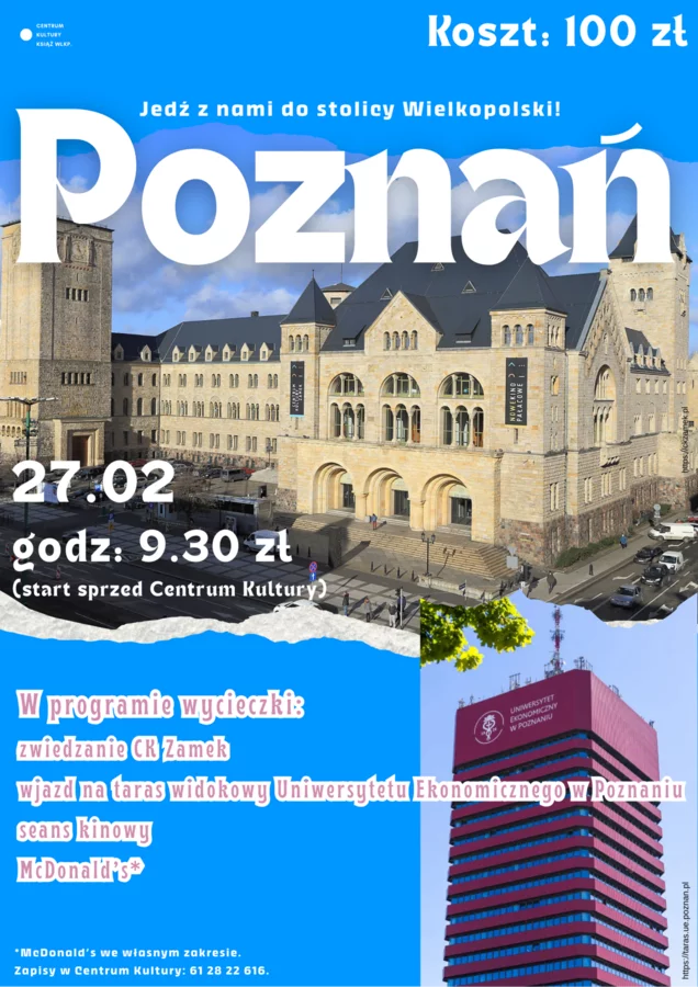 Wyjazd do Poznania stolicy Wielkopolski