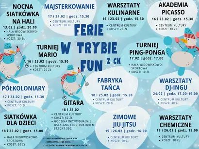 Ferie z Centrum Kultury Książ Wlkp.