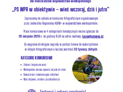 Konkurs fotograficzny dla mieszkańców województwa wielkopolskiego