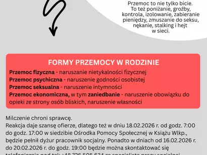 Przemoc zabija. Reaguj! Tydzień Pomocy Osobom Pokrzywdzonym Przestępstwem