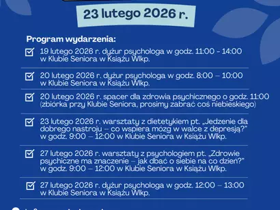 Światowy Dzień Walki z Depresją