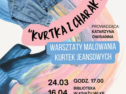 Warsztaty malowania kurtek jeansowych
