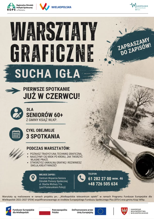 Warsztaty graficzne dla seniorów 