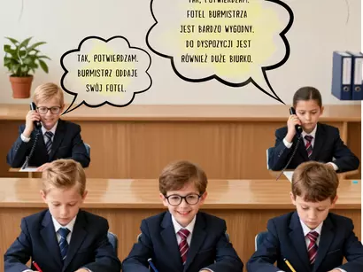 Najmłodsi goście będą mieli okazję zasiąść w fotelu Burmistrza