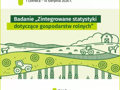 Badanie GUS-u pod nazwą „Zintegrowane statystyki dotyczące gospodarstw rolnych”