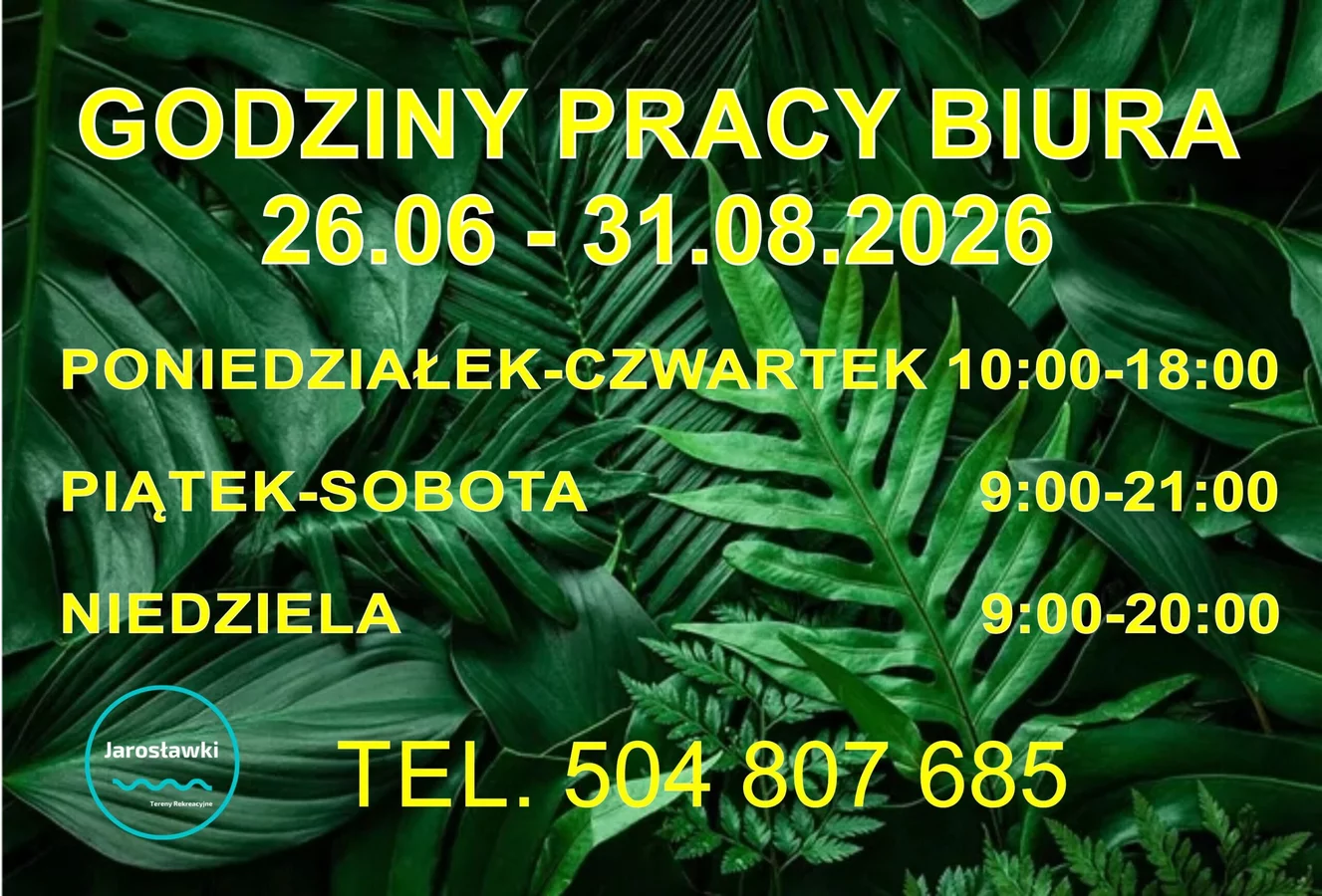 Wakacyjne biuro na Jarosławkach