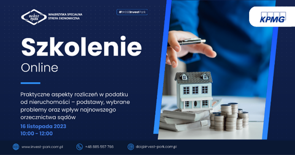 Webinarium pod nazwą „Praktyczne aspekty rozliczeń w podatku od nieruchomości”