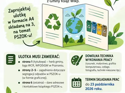 Trwa konkurs „Przez rok cały, bez wyjątku, PSZOK pilnuje nam porządku!” - zapraszamy do udziału